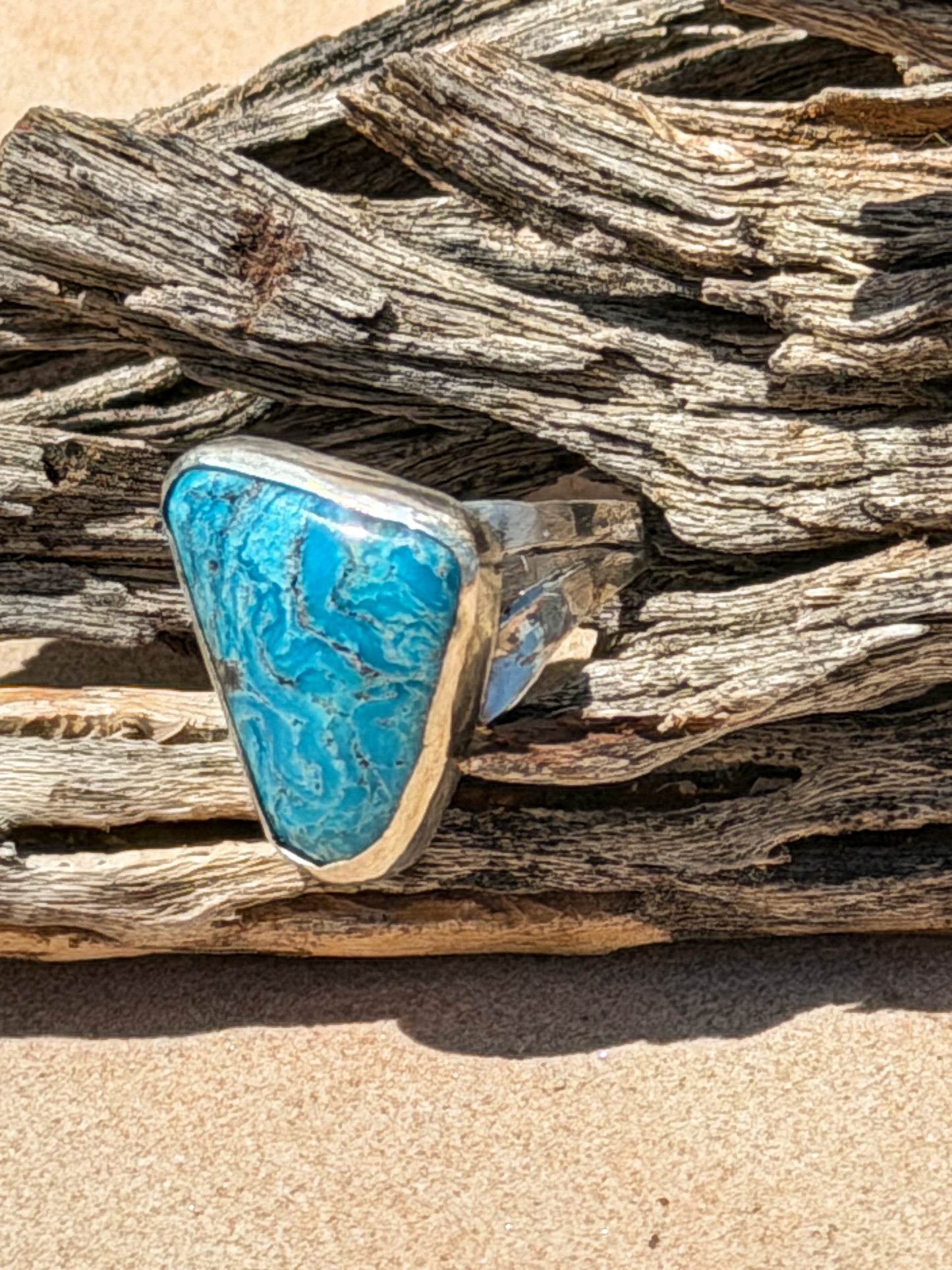 Desert River Turquoise Ring