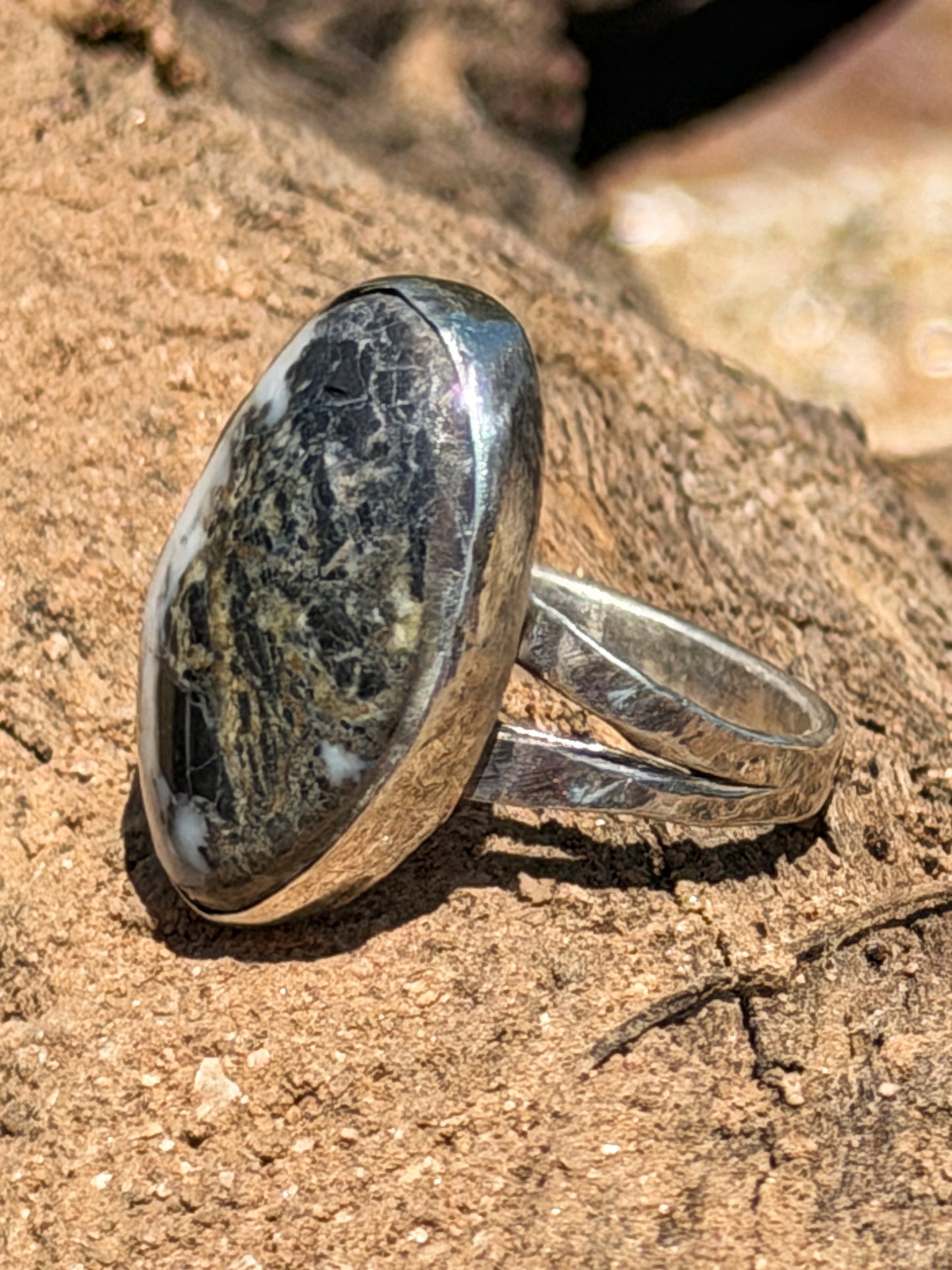 Ghost Canyon White Buffalo Ring