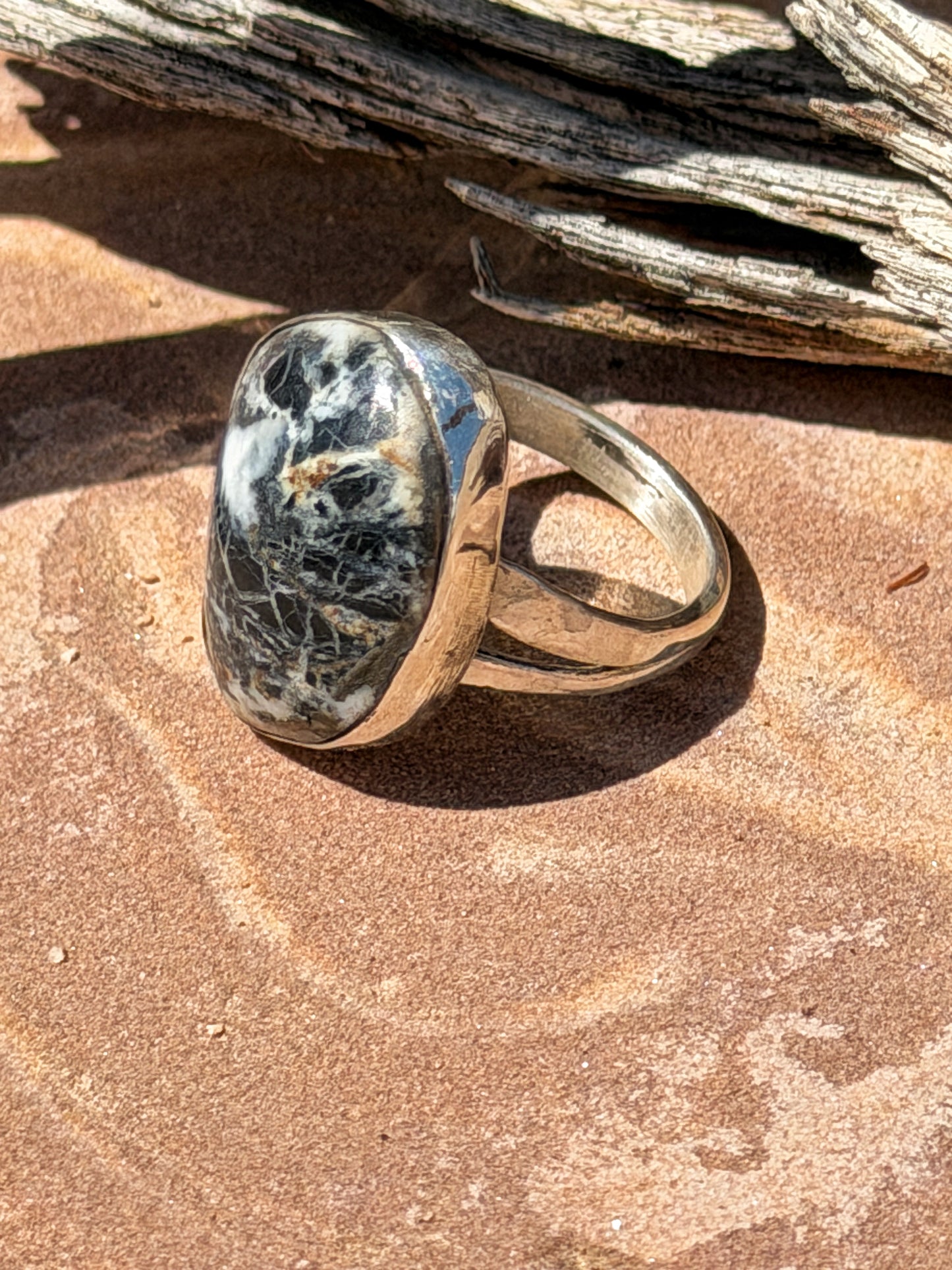 Black Ridge White Buffalo Ring