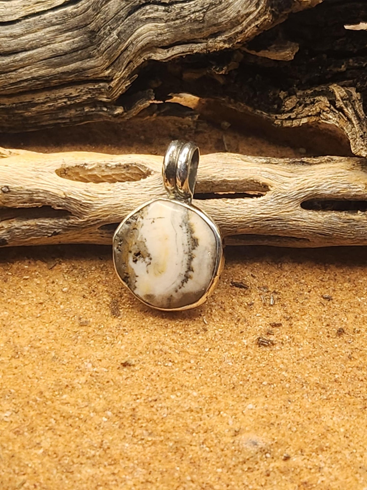 Petite Ocean Jasper Pendant
