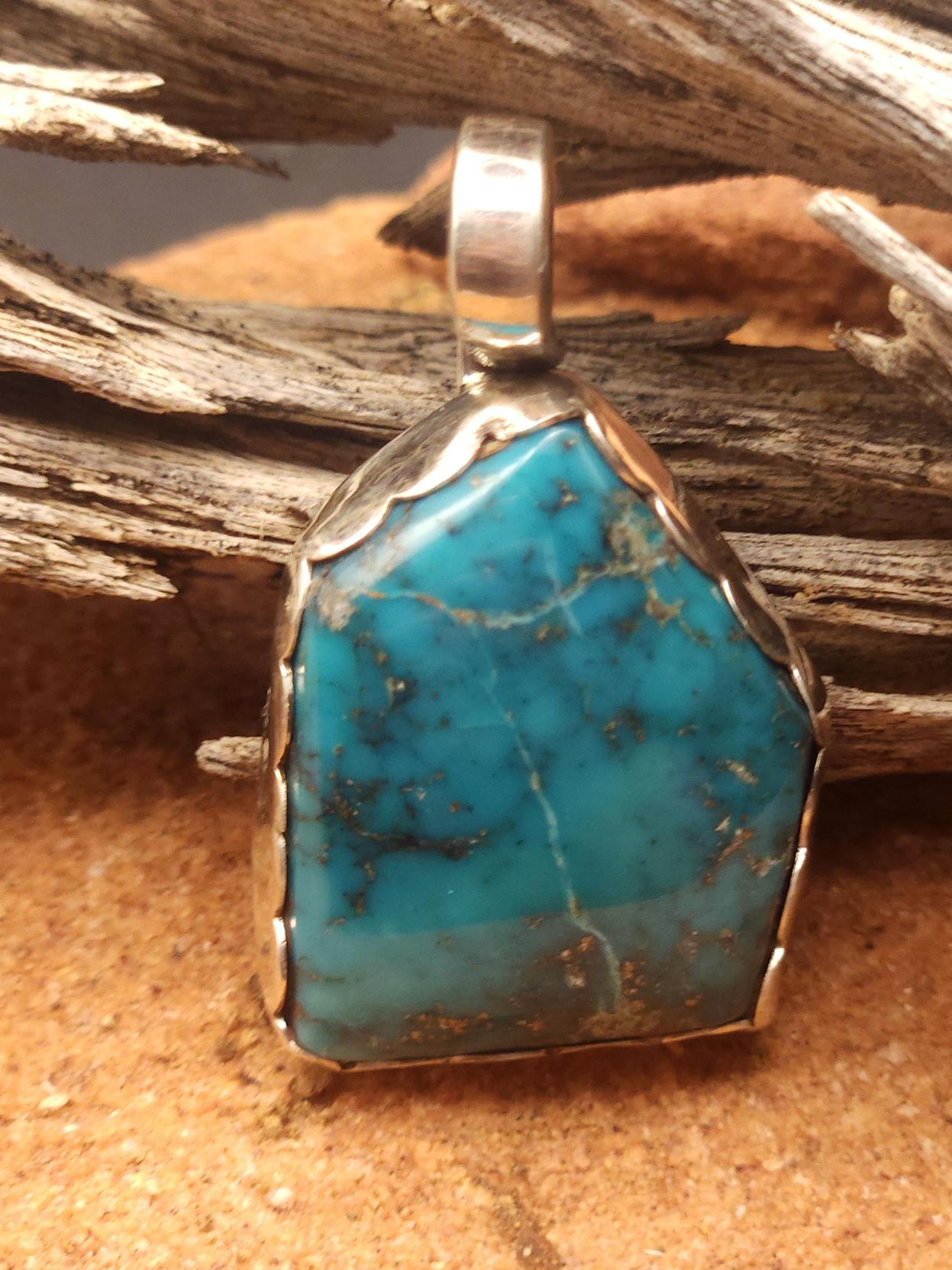 Kingman Turquoise Pendant