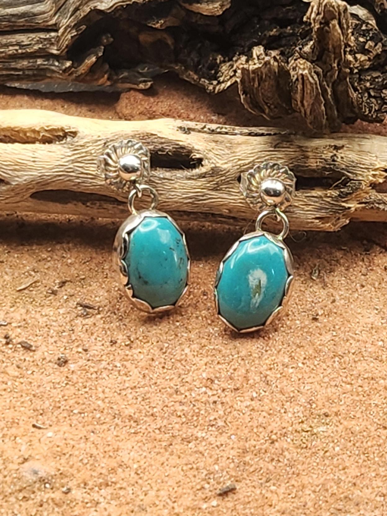 China Turquoise Earrings
