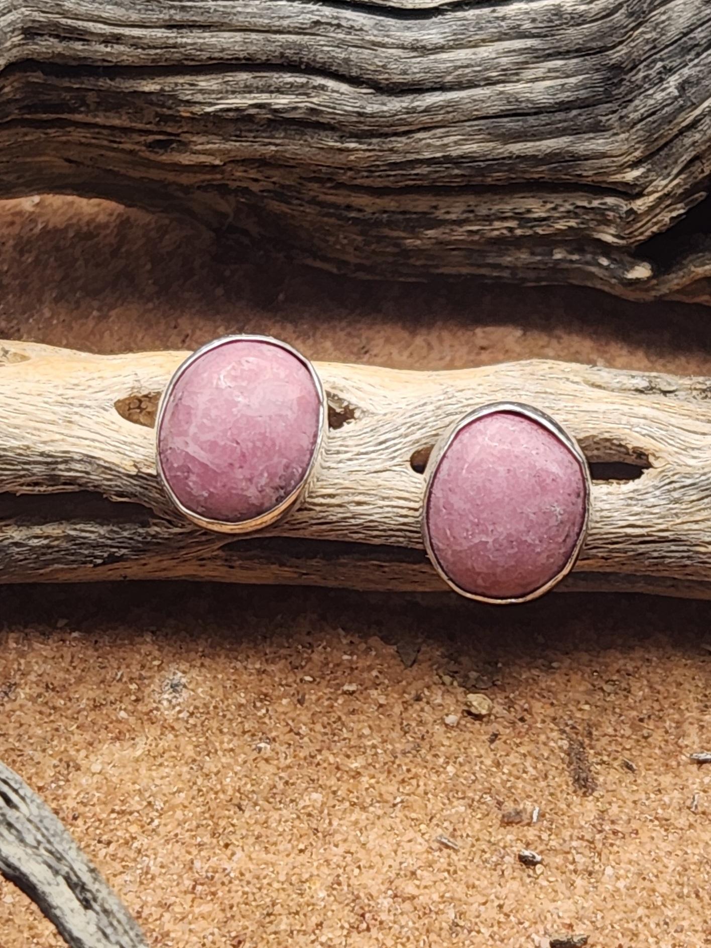 Rhodonite Earrings