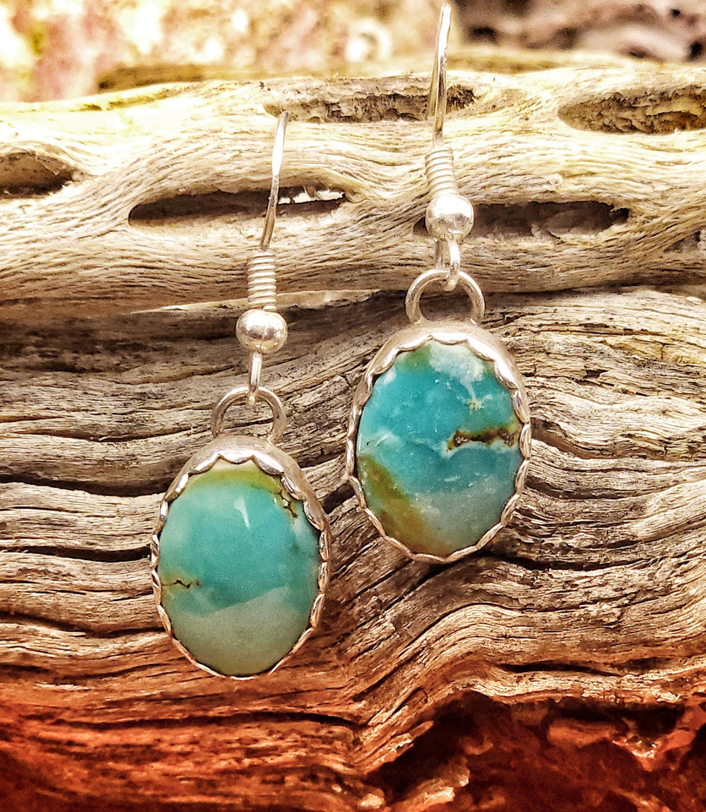 Brazilian Turquoise Earrings