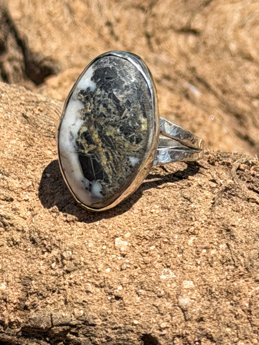 Ghost Canyon White Buffalo Ring