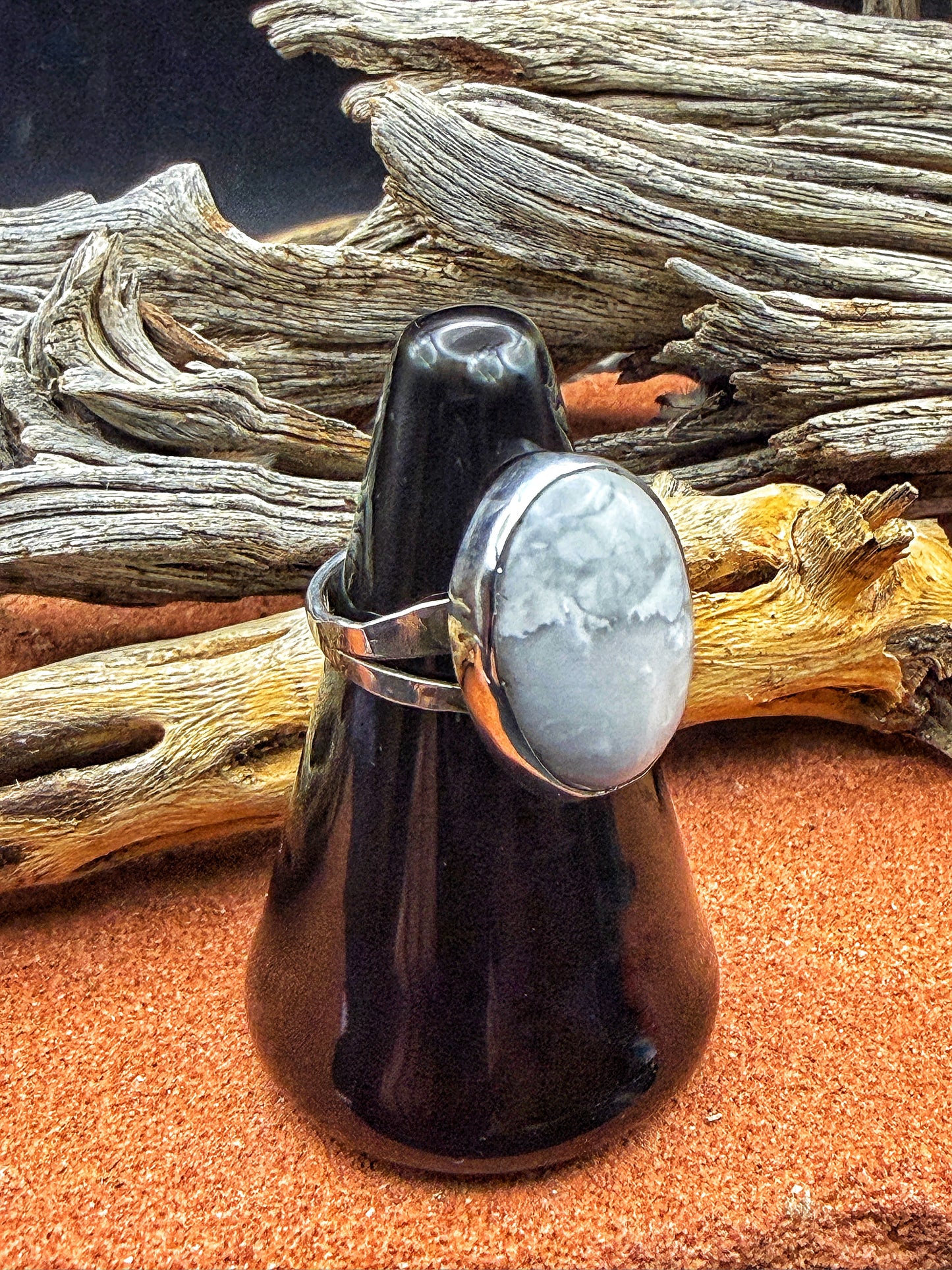 Desert Cloud Stone Ring