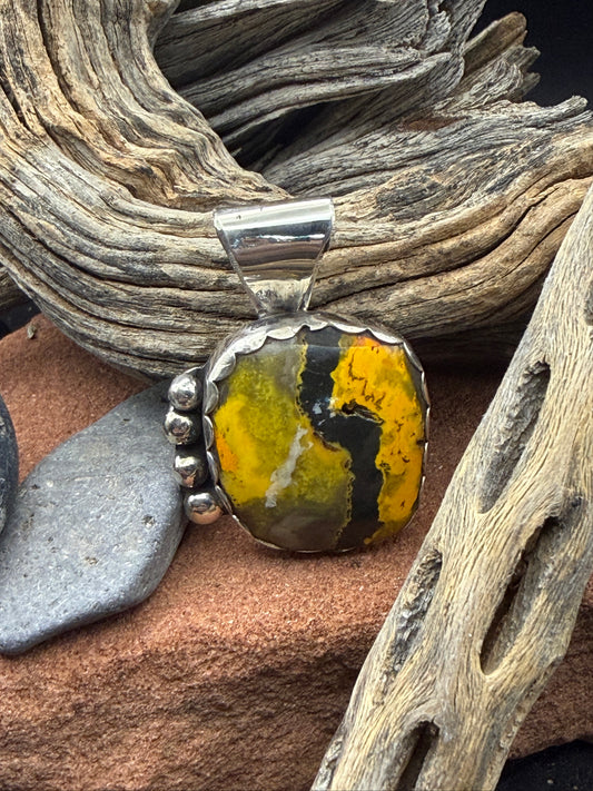 Bumblebee Jasper Pendant