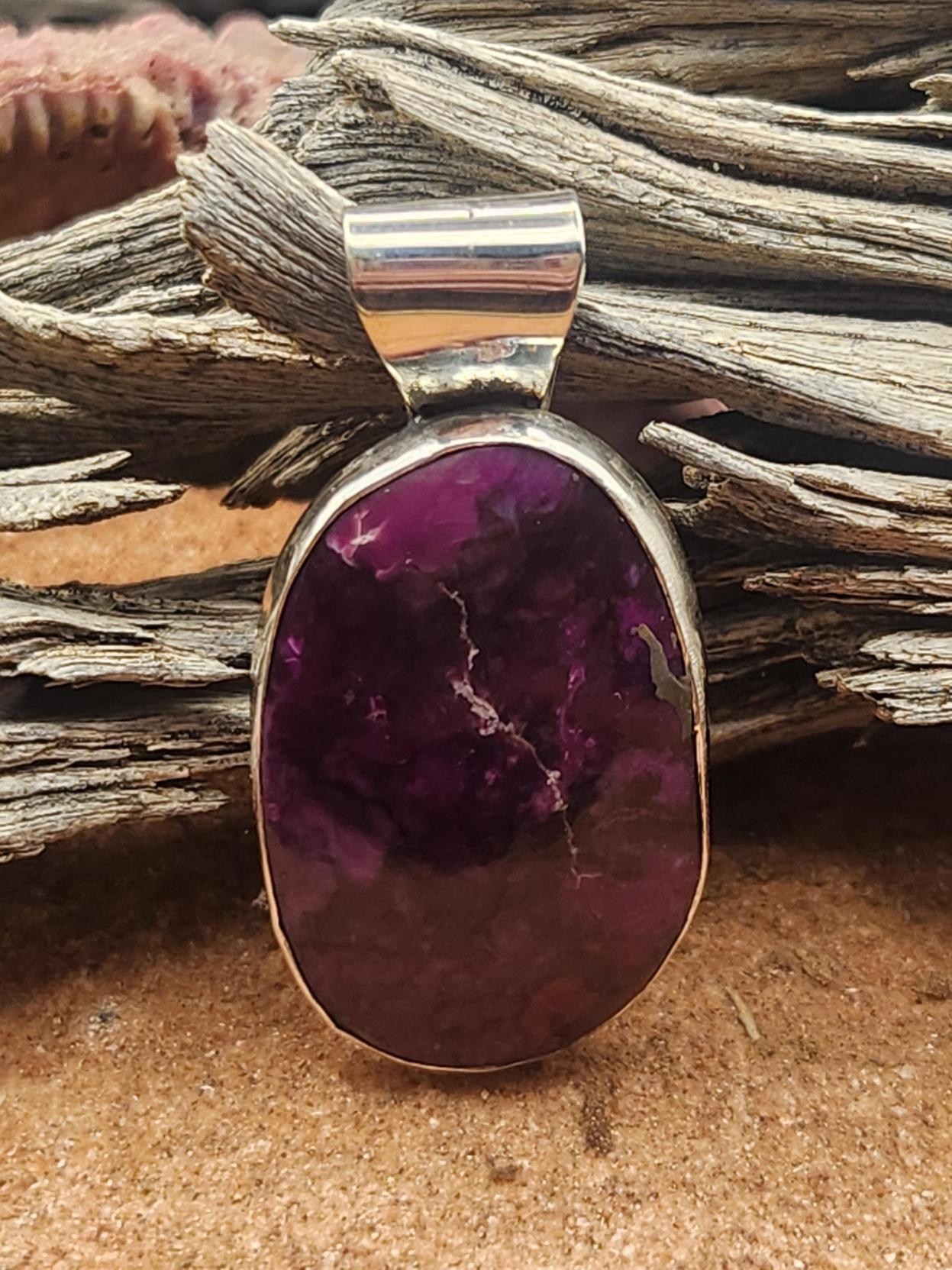 Stabilized Sugalite Pendant