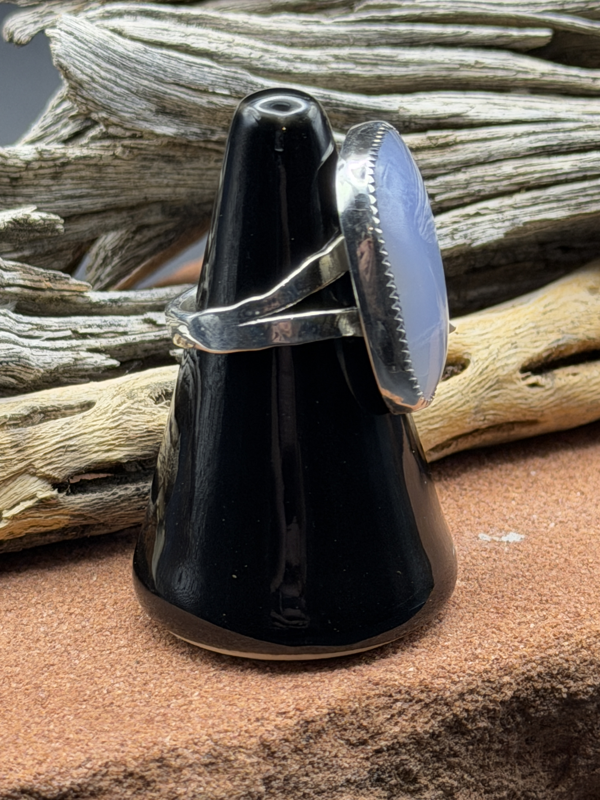 Blue Chalcedony Ring